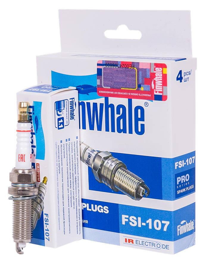 Свечи Finwhale FSI-107 иридиевые Niissan Note E11 Primera P12 2.5 Qashqai J10E 1.6 2.0 Tiida 1.6 1.8 X-Trail T31 и.у.7701065085